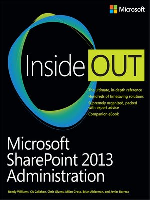 cover image of Microsoft SharePoint 2013 Administration